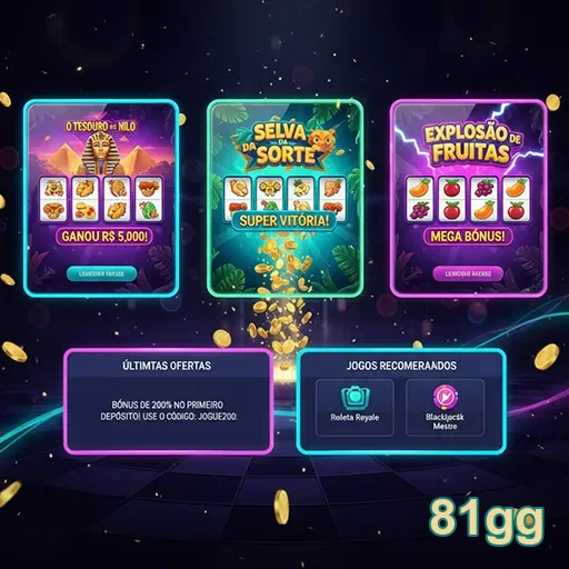 Máquinas caça-níqueis com bônus no site 81gg, ideal para amantes de jogos de azar.